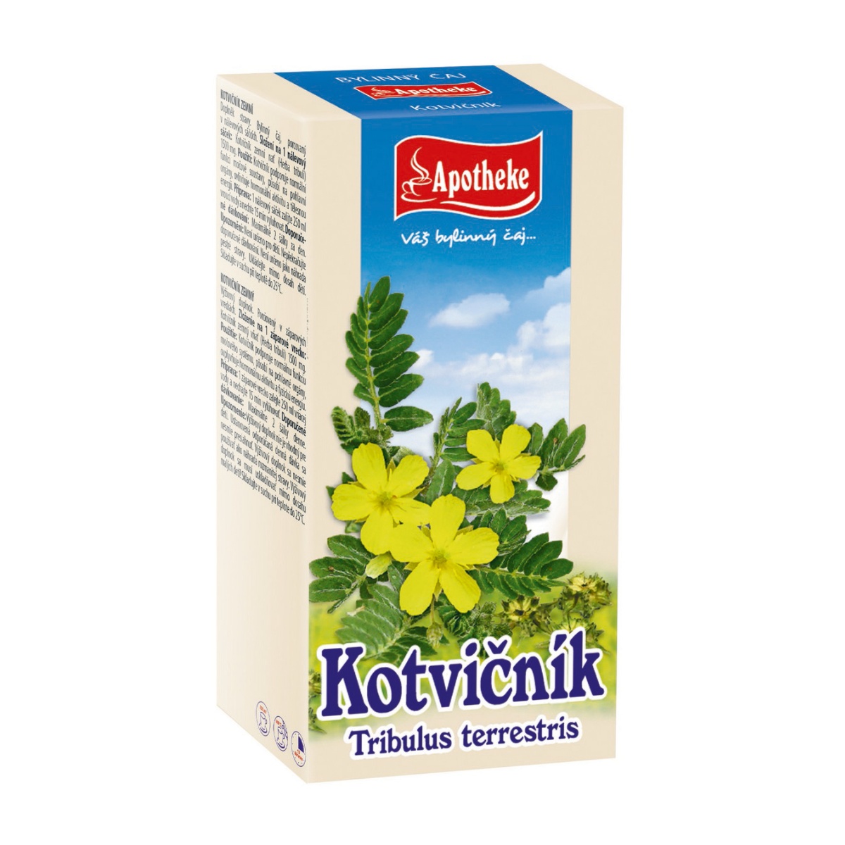 Apotheke Kotvičník zemní nálevové sáčky 20x1