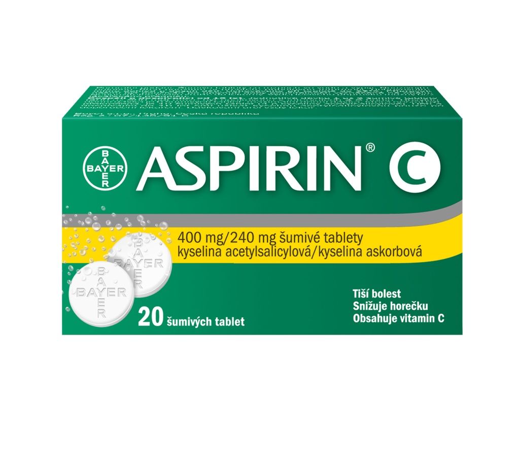 Aspirin C 20 šumivých tablet Aspirin