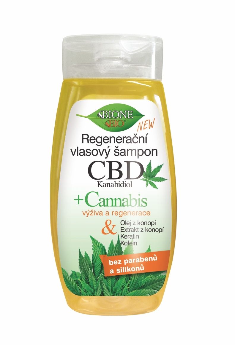 BIO BIONE CBD Regenerační vlasový šampon 260 ml BIO BIONE