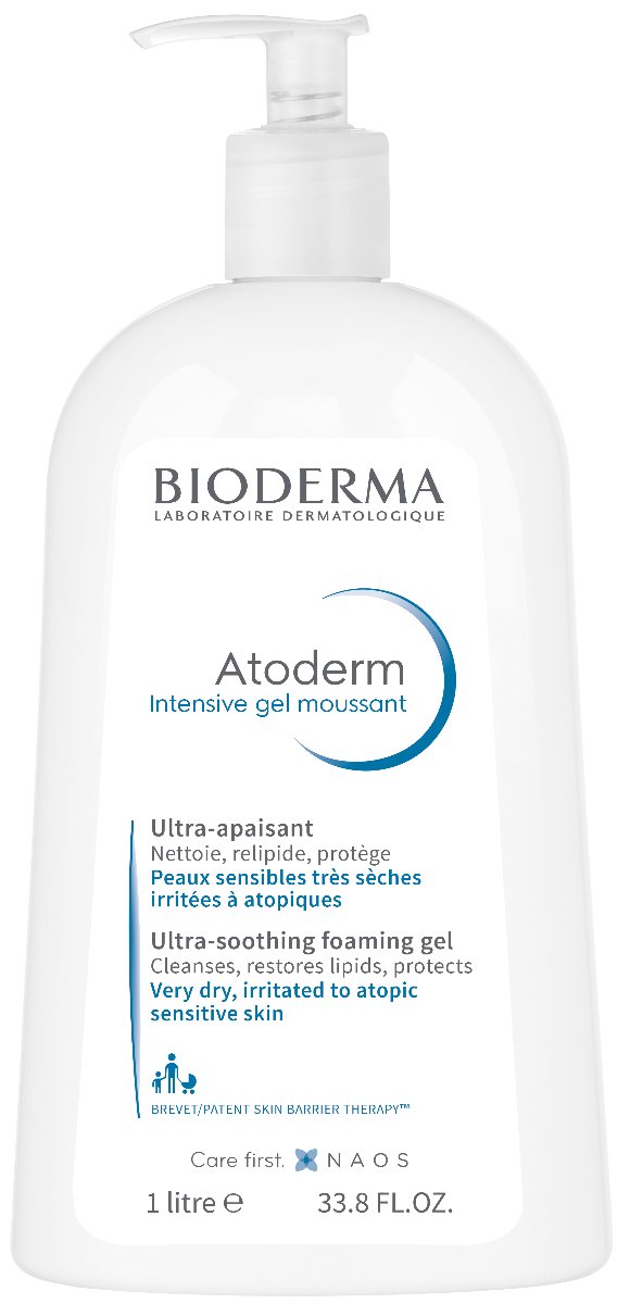 BIODERMA Atoderm Intensive gel moussant vysoce výživný pěnivý gel 1 l BIODERMA
