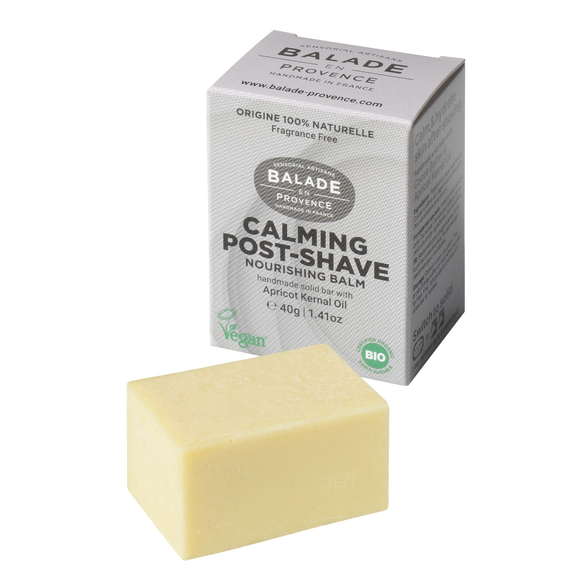 Balade en Provence Tuhý hydratační balzám po holení pro muže BIO 40 g Balade en Provence