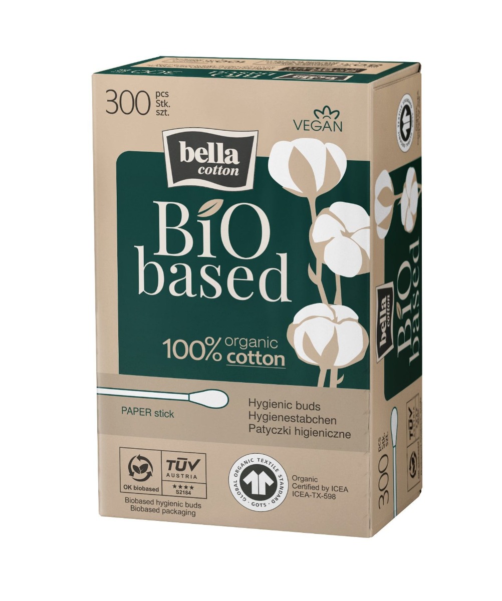 Bella BIO Hygienické papírové tyčinky 300 ks Bella