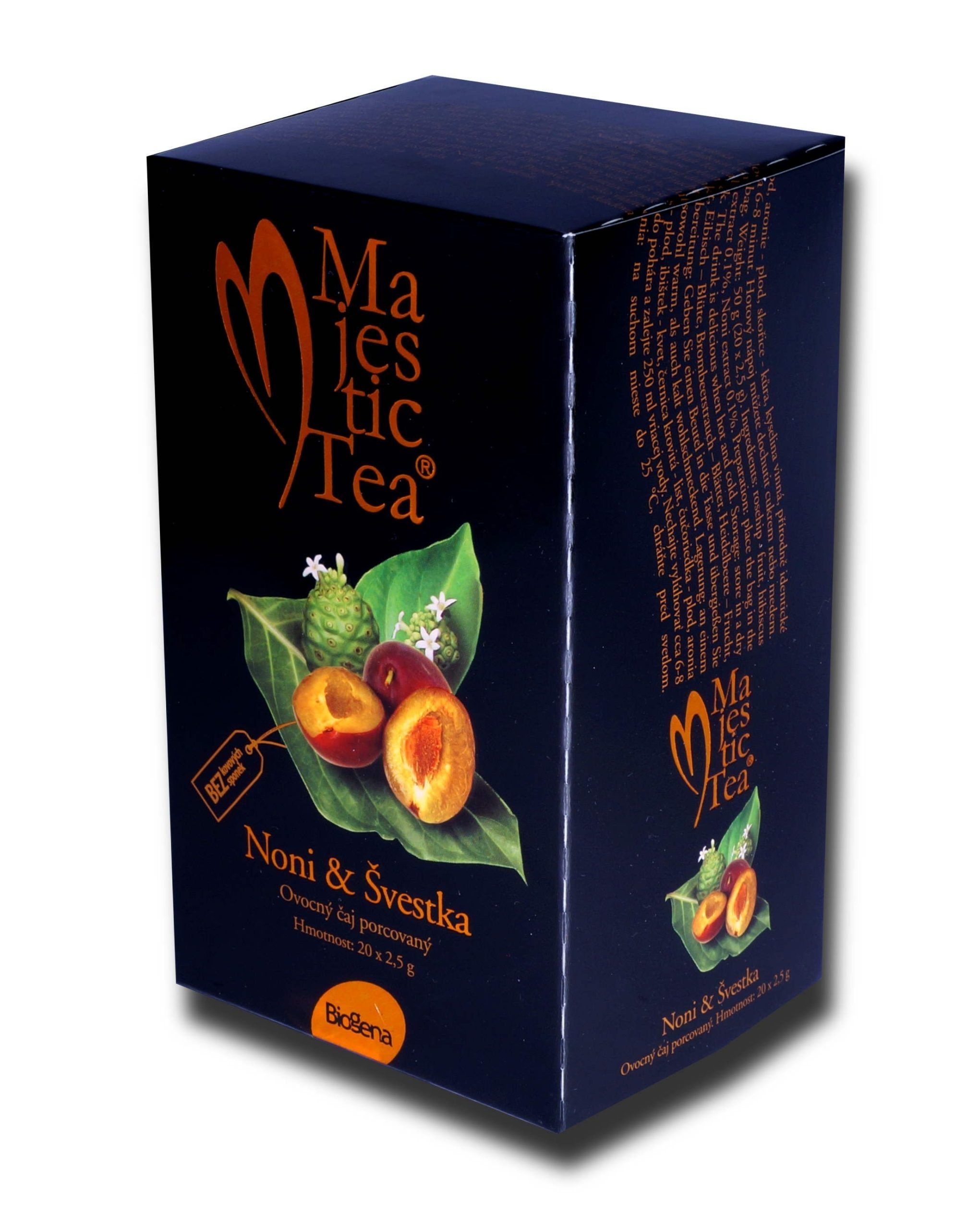 Biogena Tea Noni + švestka porcovaný čaj 20x2