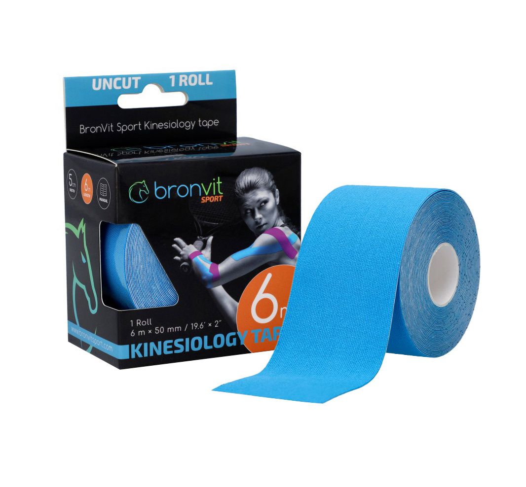 BronVit Sport Kinesio Tape classic 5 cm x 6 m tejpovací páska modrá BronVit Sport