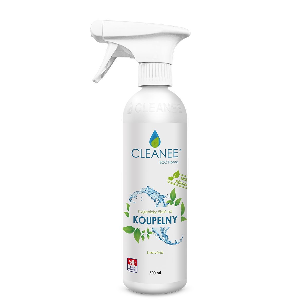 CLEANEE ECO Home Hygienický čistič KOUPELNY 500 ml CLEANEE