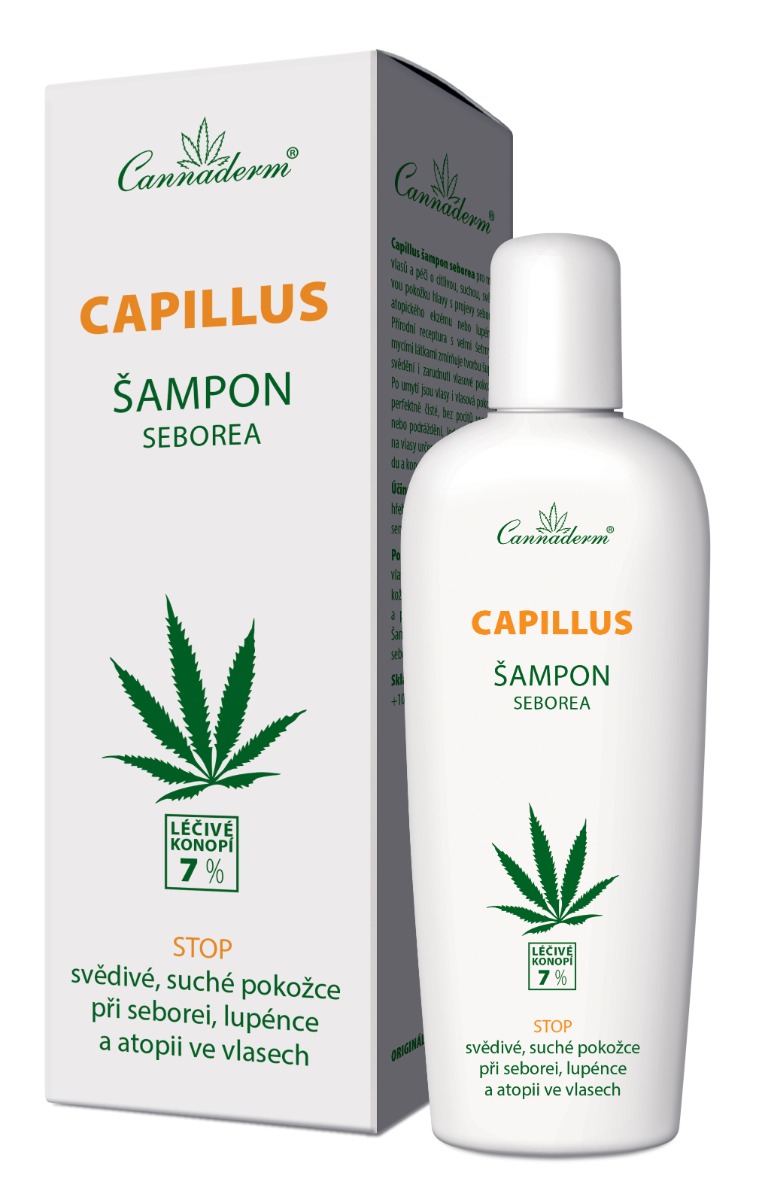 Cannaderm Capillus Šampon seborea 150 ml Cannaderm