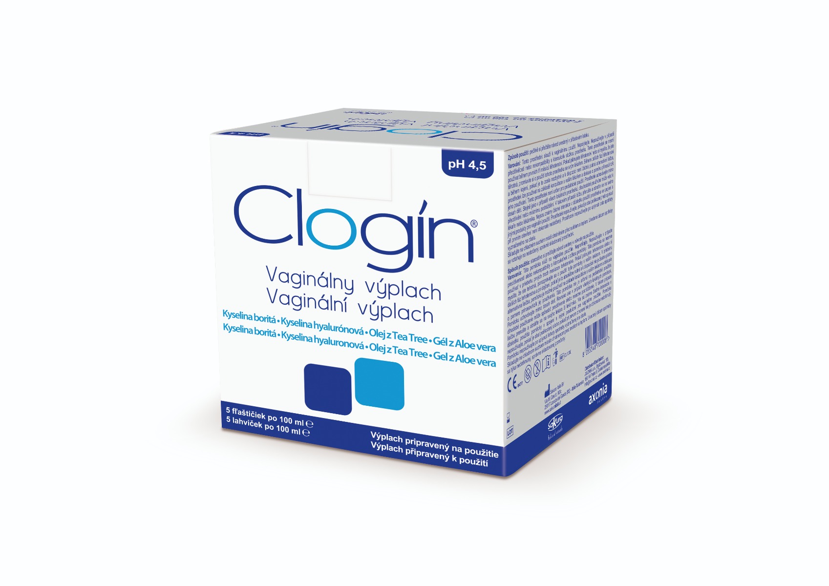 Clogin Vaginální výplach 5x100 ml Clogin