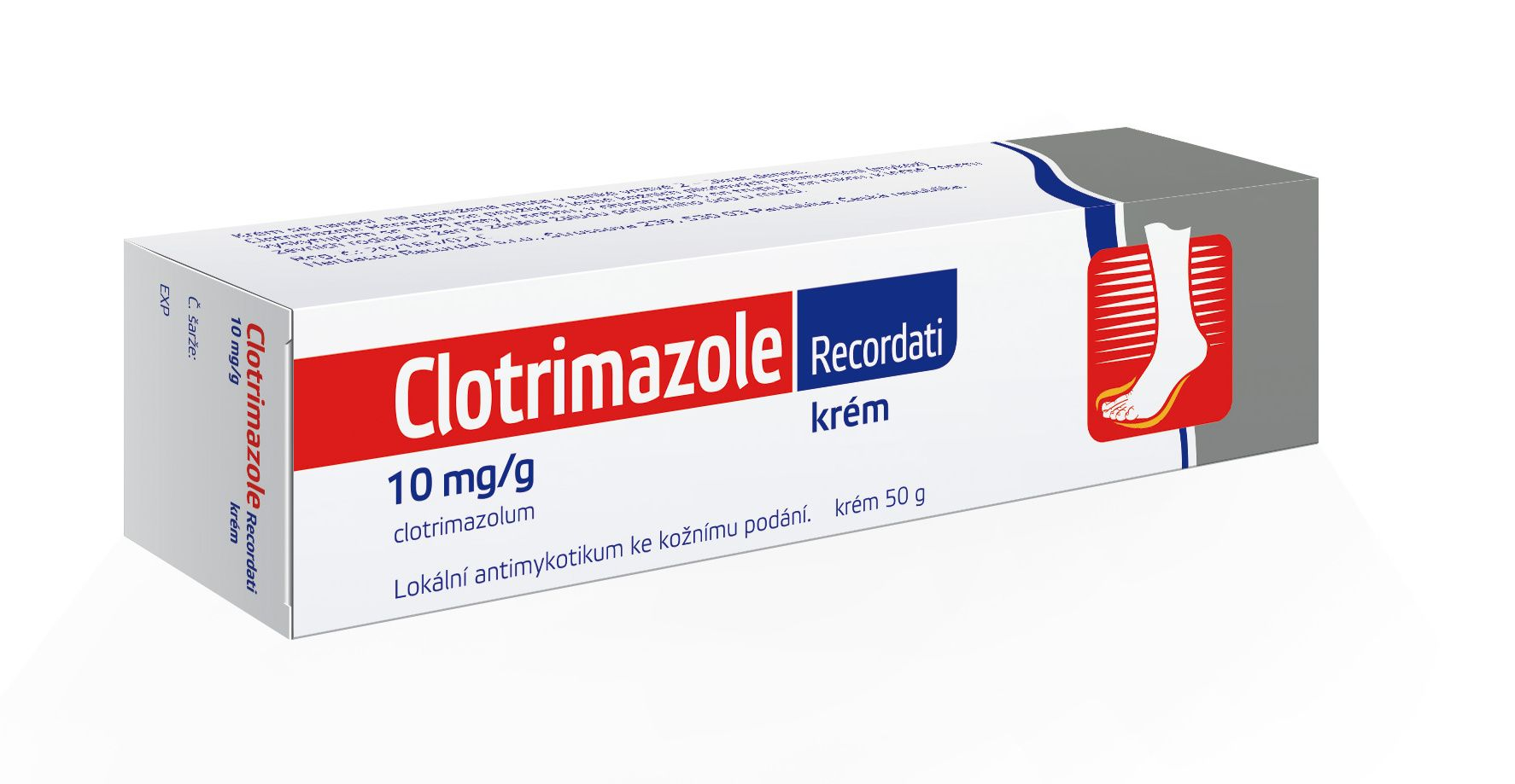 Clotrimazole Recordati 10mg/g krém 50 g Clotrimazole