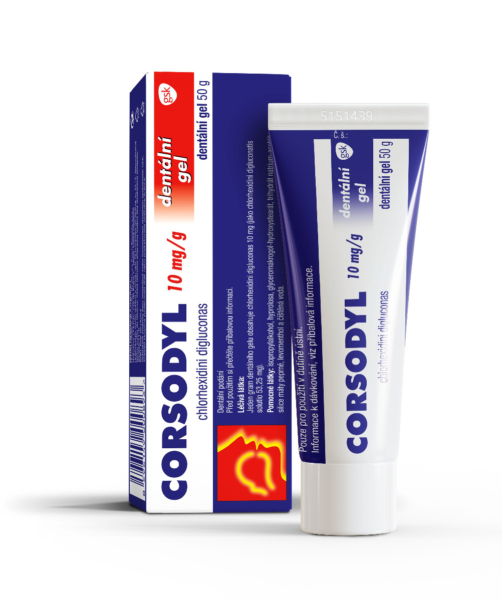 Corsodyl 1% gel 50 g Corsodyl