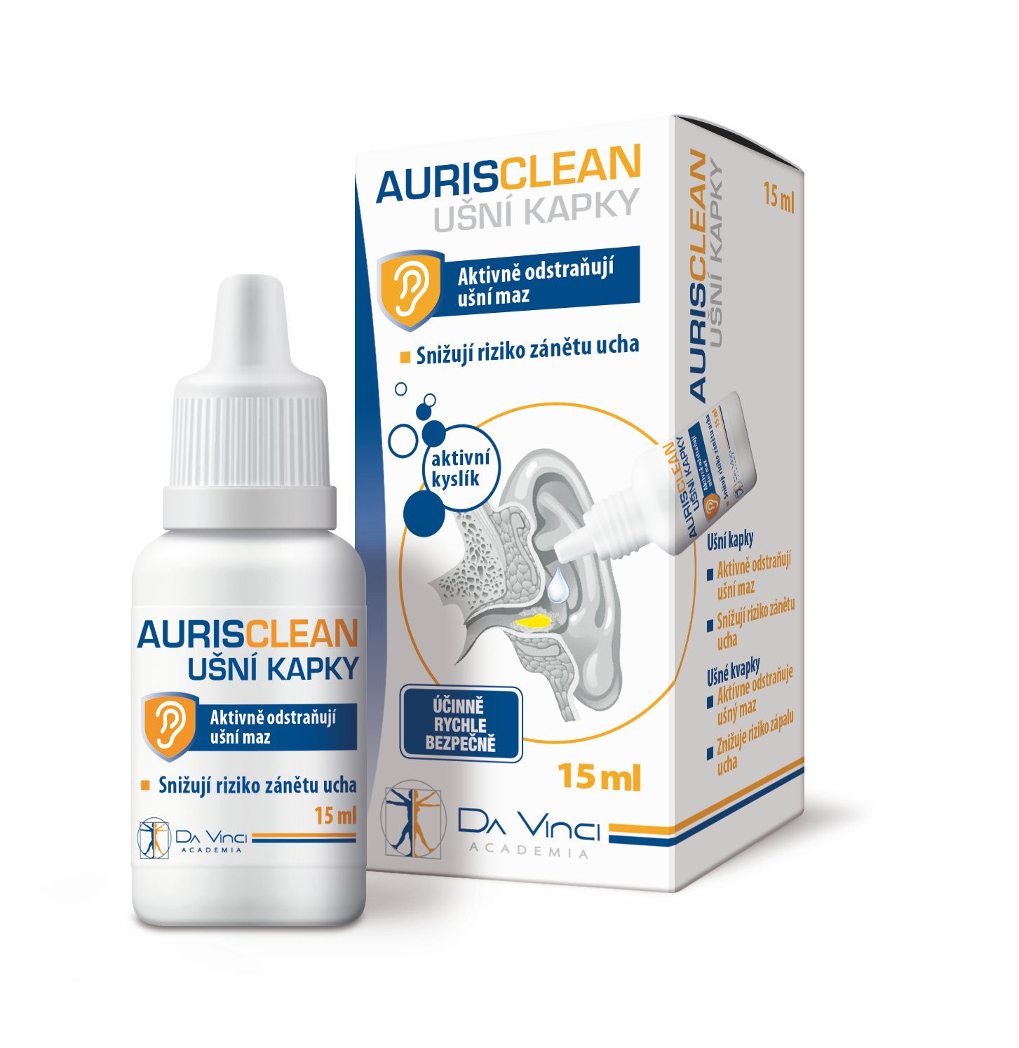 Da Vinci Academia AurisClean ušní kapky 15 ml Da Vinci Academia