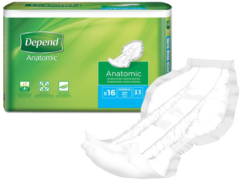 Depend Normal vložné pleny 16 ks Depend