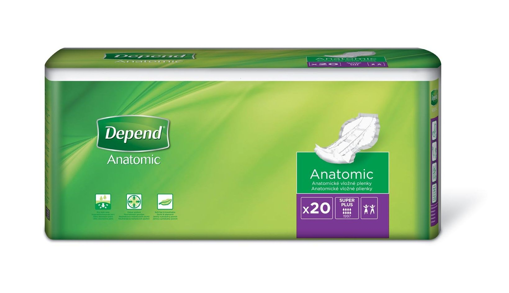 Depend Super Plus vložné pleny 20 ks Depend