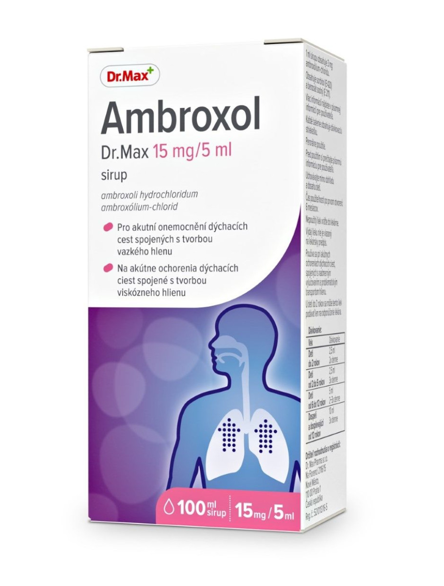 Dr. Max Ambroxol 15 mg/5 ml sirup 100 ml Dr. Max