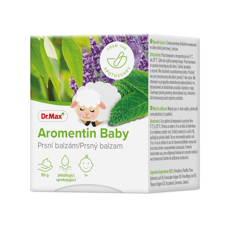 Dr. Max Aromentin Baby prsní balzám 50 g Dr. Max