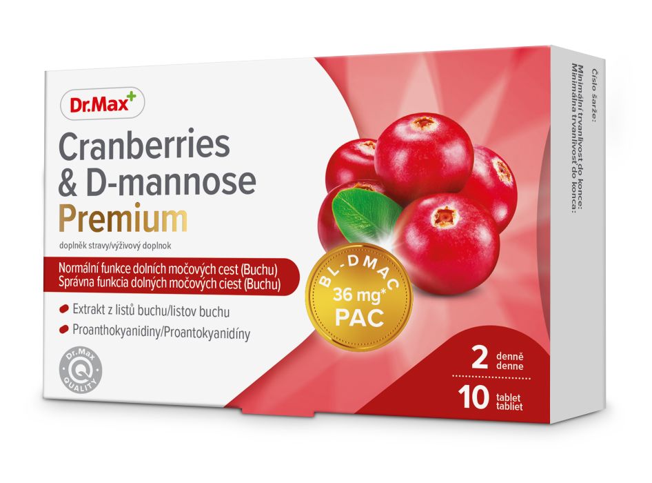 Dr. Max Cranberries & D-mannose Premium 10 tablet Dr. Max