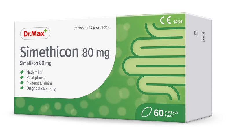 Dr. Max Simethicon 80 mg 60 kapslí Dr. Max