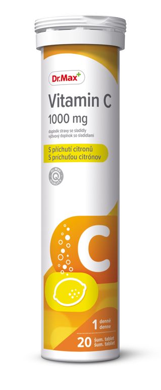 Dr. Max Vitamin C 1000 mg citron 20 šumivých tablet Dr. Max