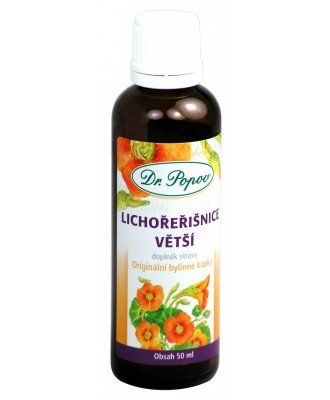 Dr. Popov Lichořeřišnice větší bylinné kapky 50 ml Dr. Popov