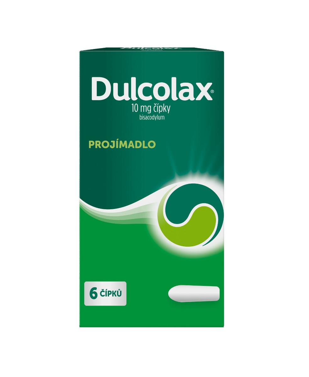Dulcolax 10 mg 6 čípků Dulcolax
