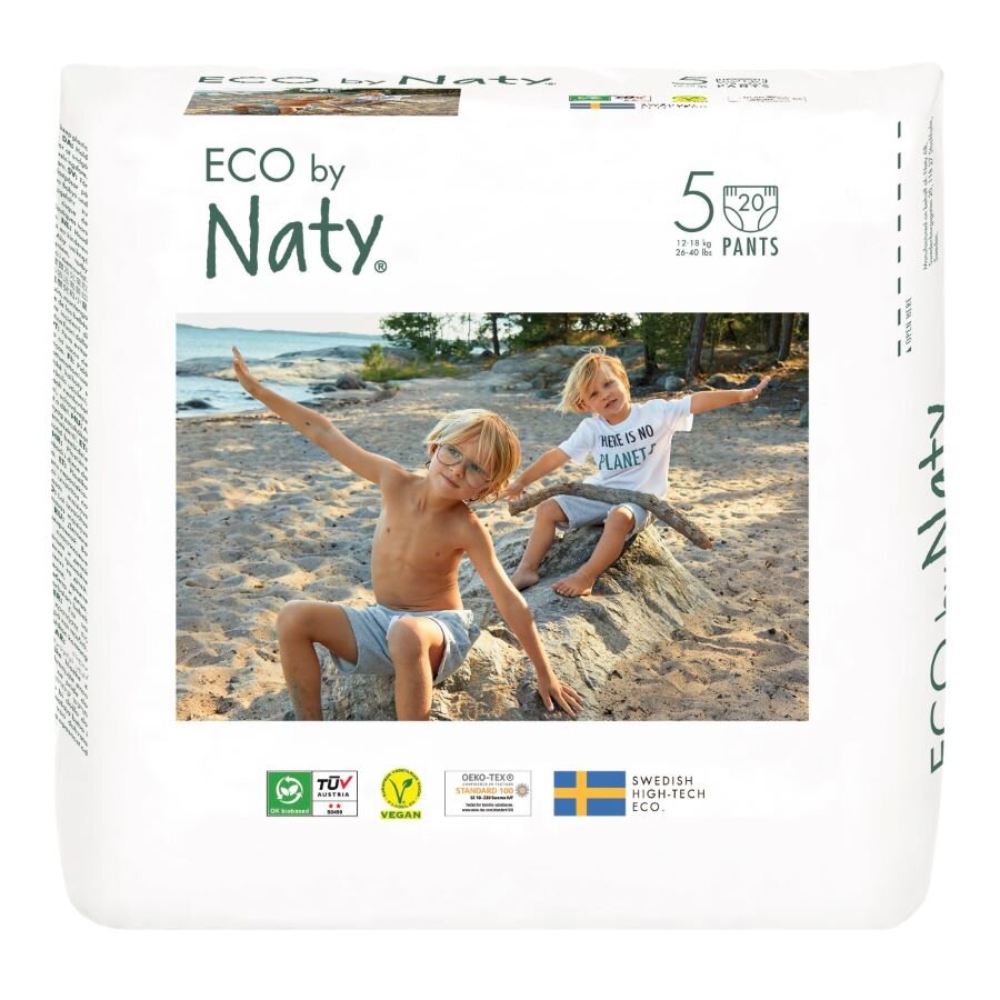 ECO by Naty Junior 12-18 kg plenkové kalhotky 20 ks ECO by Naty