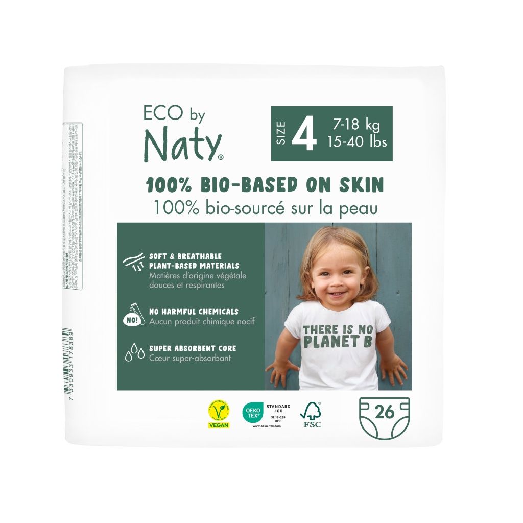 ECO by Naty Maxi 7-18 kg dětské plenky 26 ks ECO by Naty