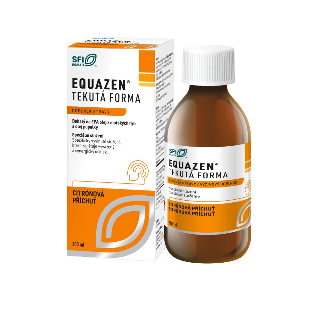 EQUAZEN Tekutá forma s příchutí citrónu 200 ml EQUAZEN