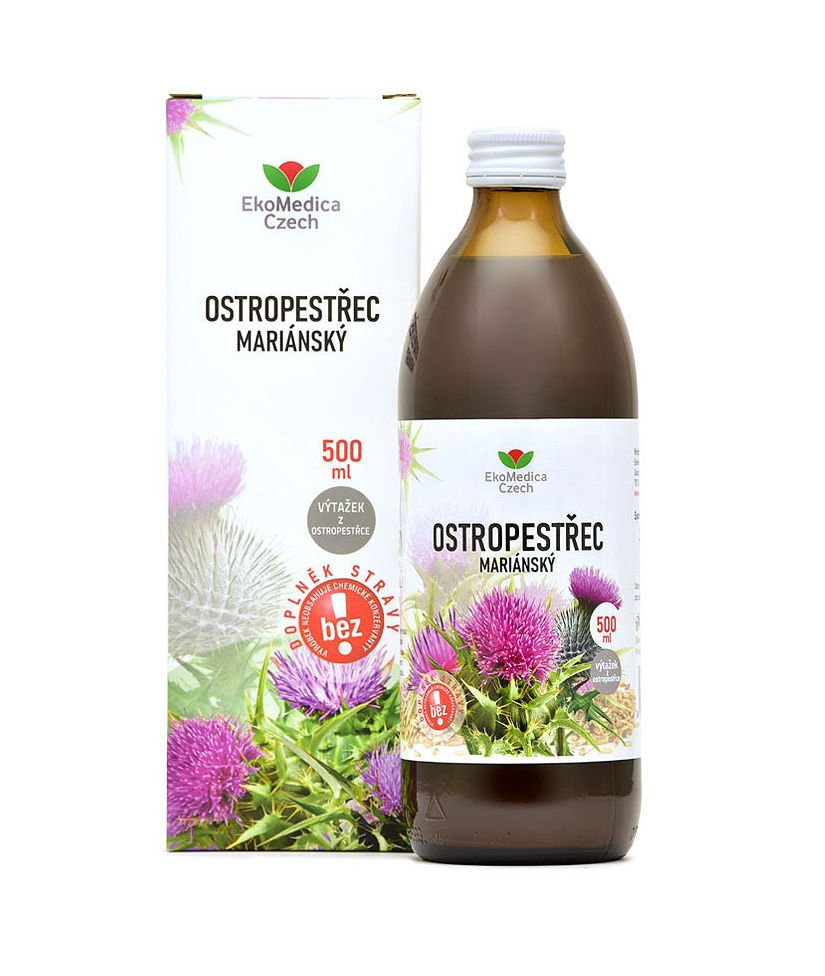 Ekomedica Ostropestřec mariánský výtažek 500 ml Ekomedica