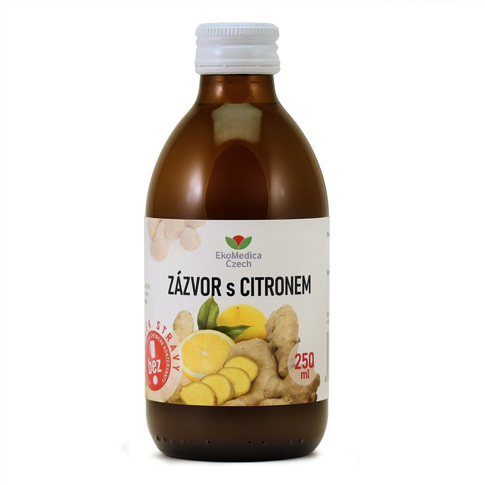 Ekomedica Zázvor s citronem 250 ml Ekomedica