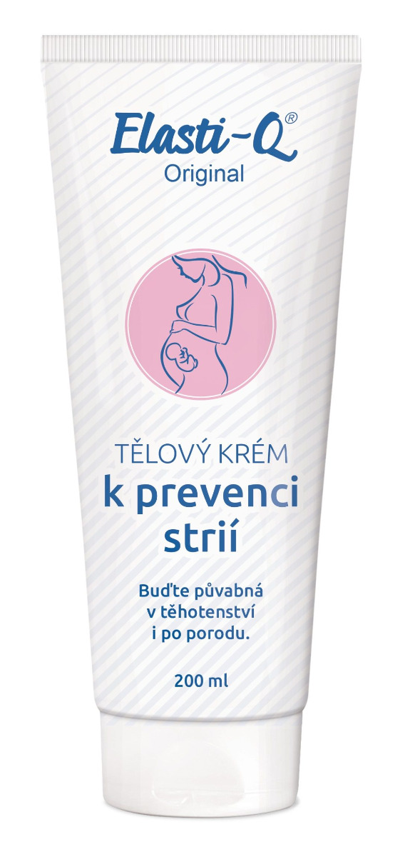 Elasti-q Original Tělový krém k prevenci strií 200 ml Elasti-q