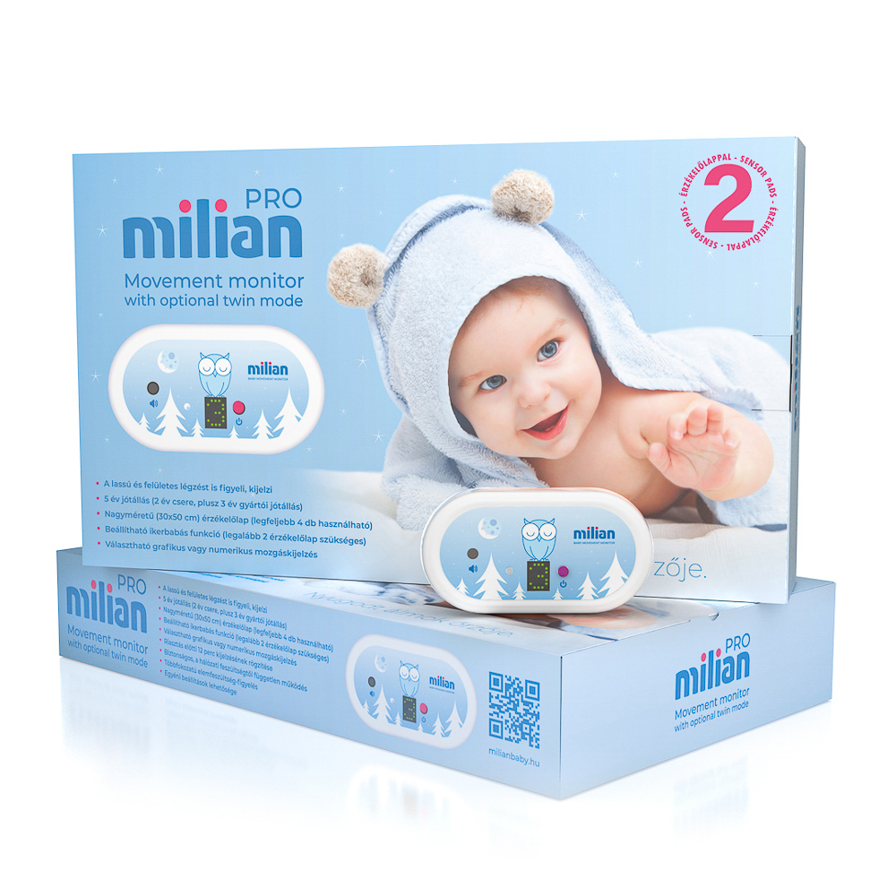 Empromilian Kft. Milian Pro 2 monitor dechu se 2 sensorovými podložkami Empromilian Kft.