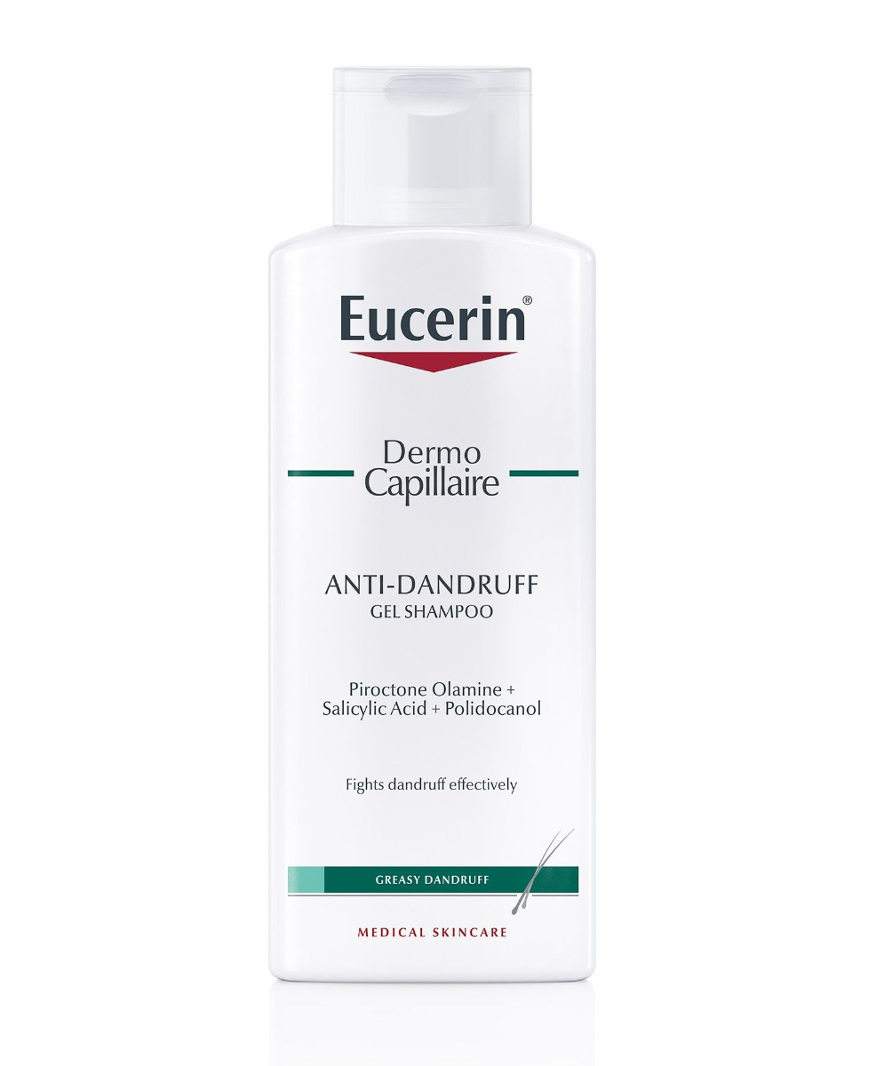 Eucerin Dermocapillaire Gelový šampon proti mastným lupům 250 ml Eucerin