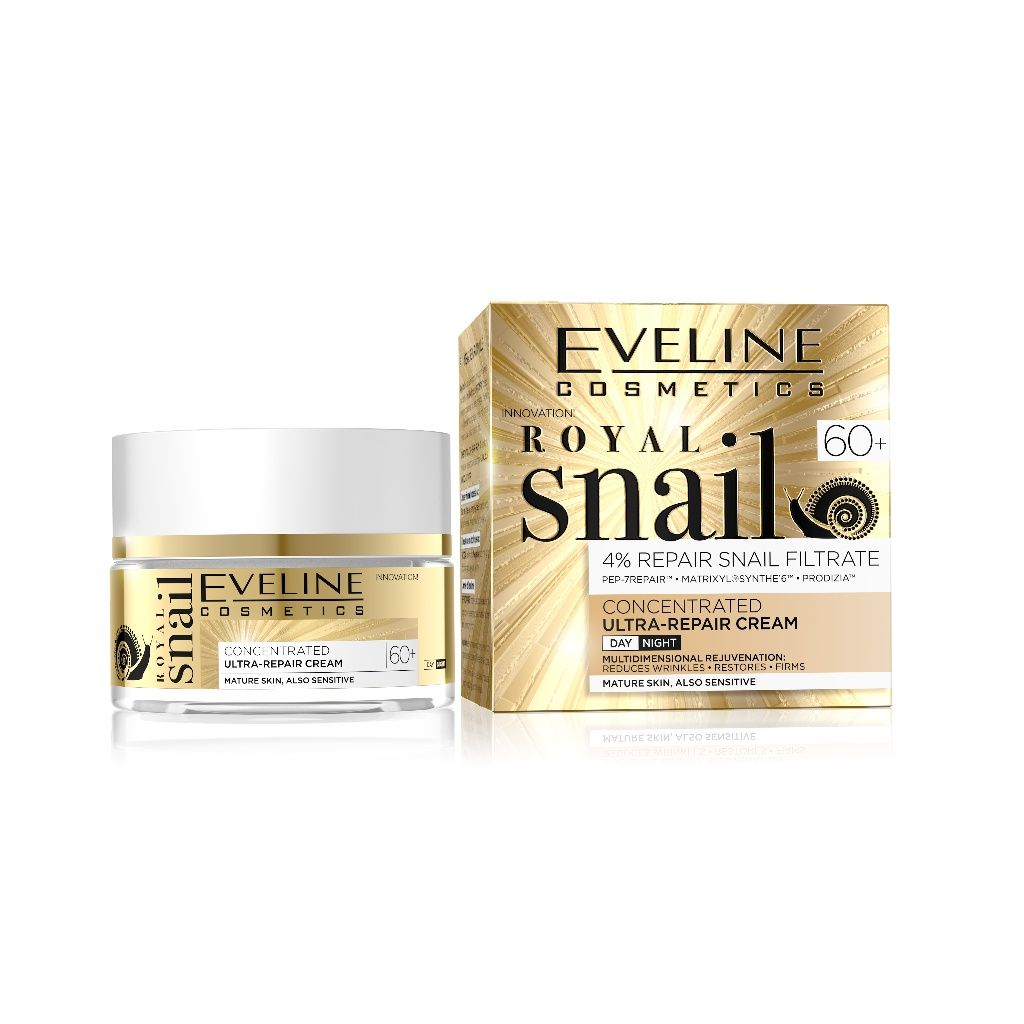 Eveline Royal Snail Denní/noční krém 60+ 50 ml Eveline