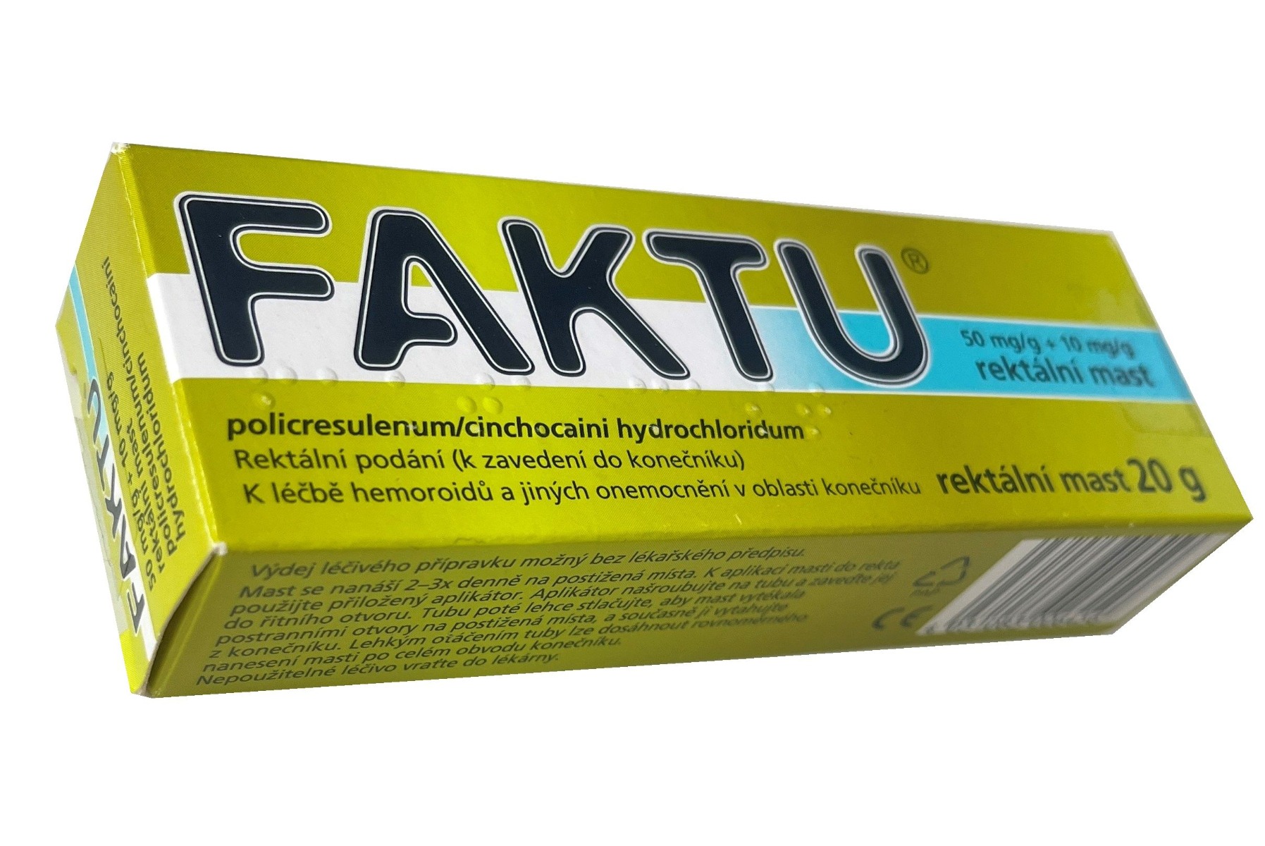 Faktu rektální mast 20 g Faktu