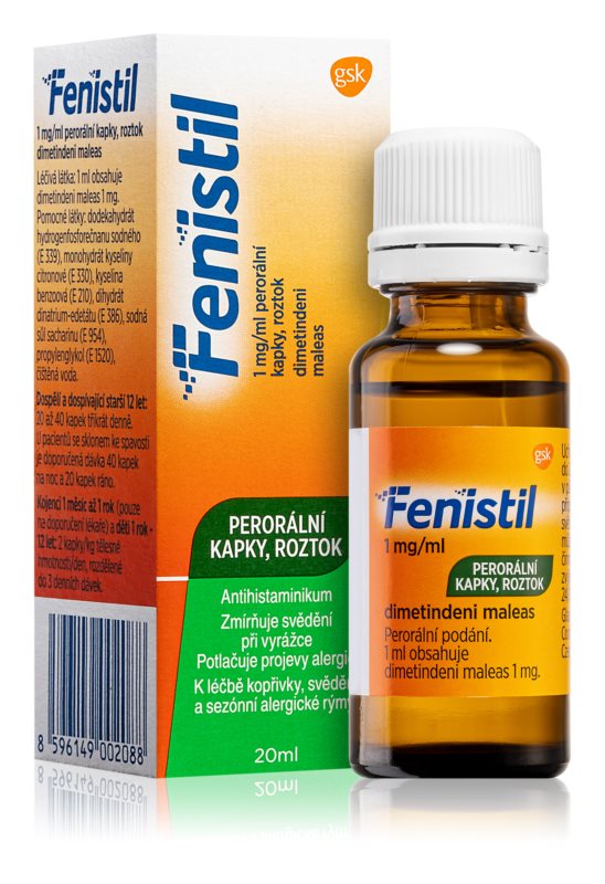 Fenistil kapky 20 ml Fenistil