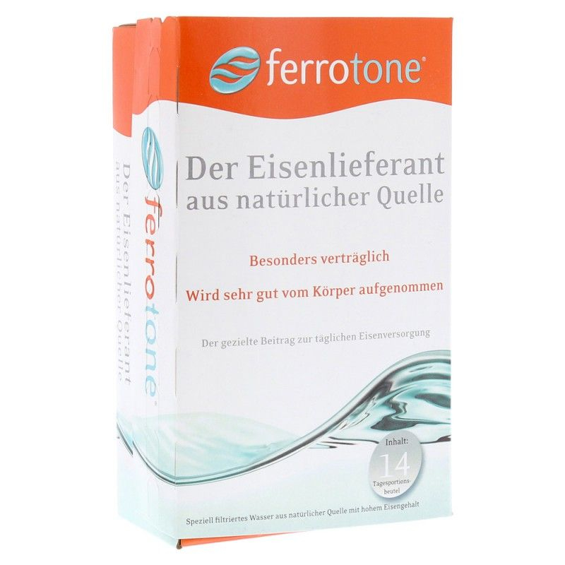 Ferrotone 100% přírodní zdroj železa sáčky 14x20 ml Ferrotone