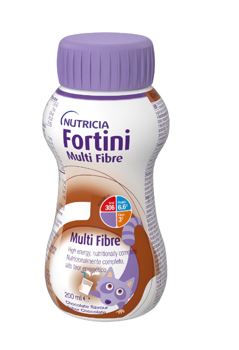 Fortini Pro děti s vlákninou Čokoláda 200 ml Fortini