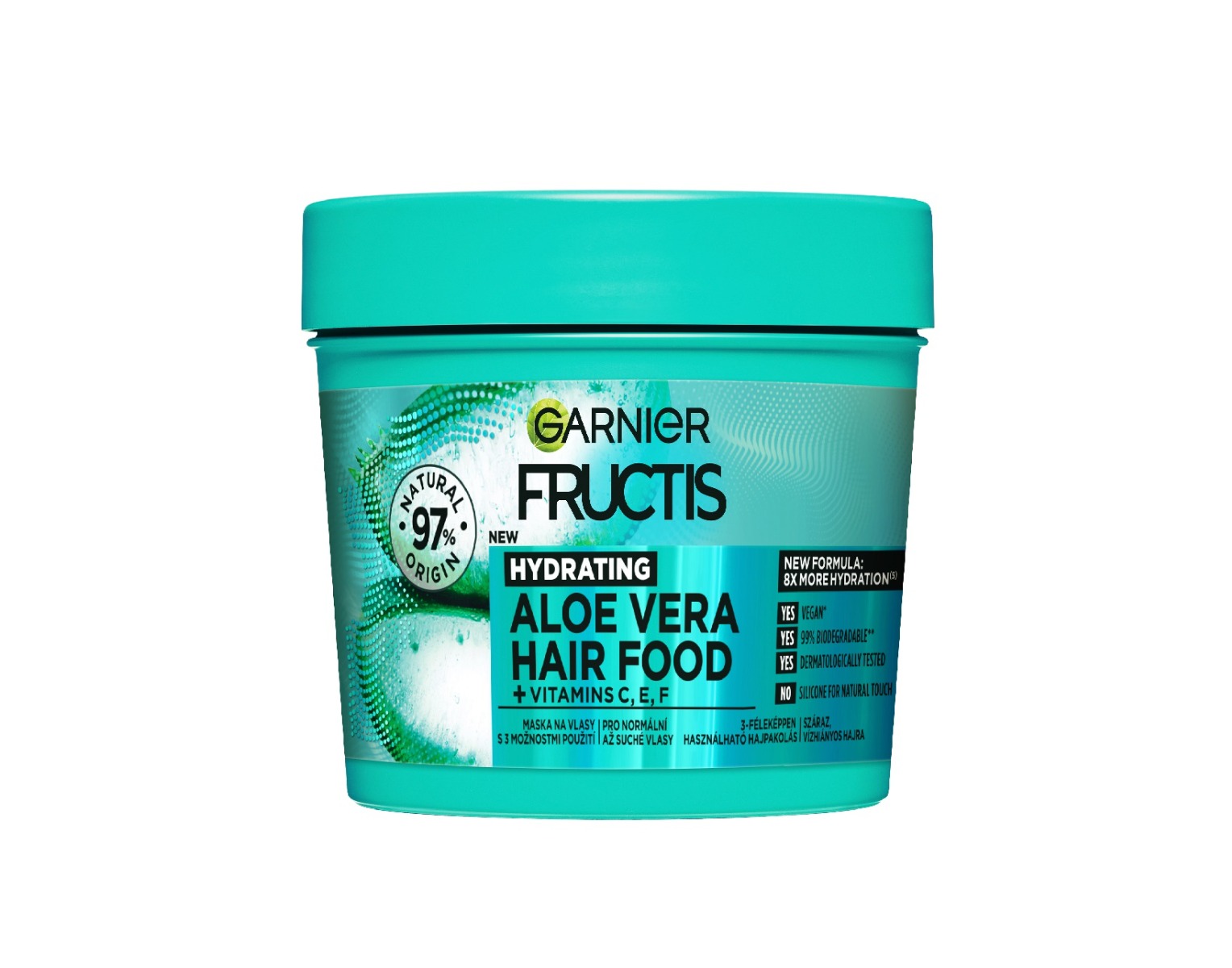 Garnier Fructis Hair Food Aloe Vera maska pro normální až suché vlasy 400 ml Garnier