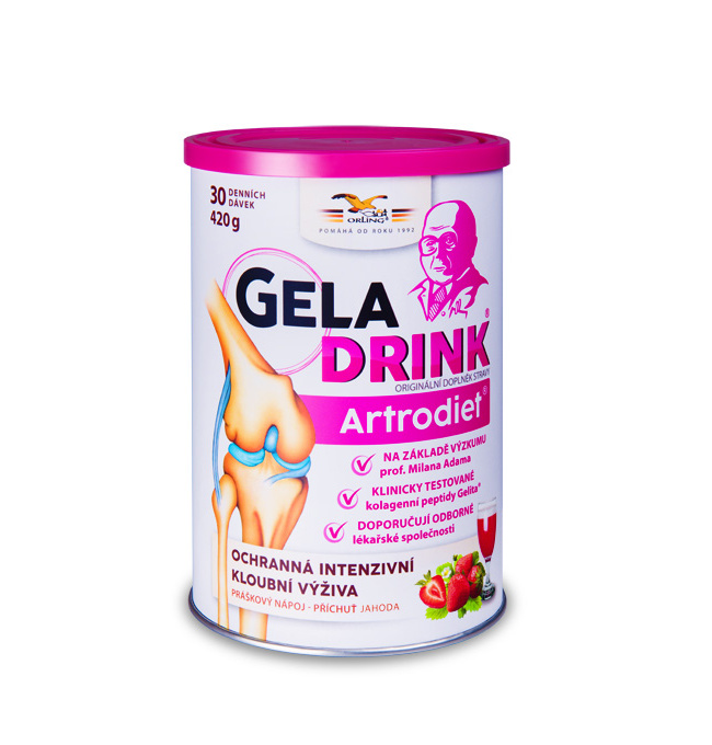 Geladrink Artrodiet jahoda nápoj 420 g Geladrink