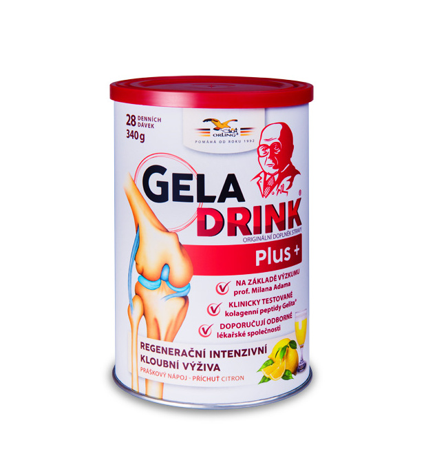 Geladrink Plus citron nápoj 340 g Geladrink
