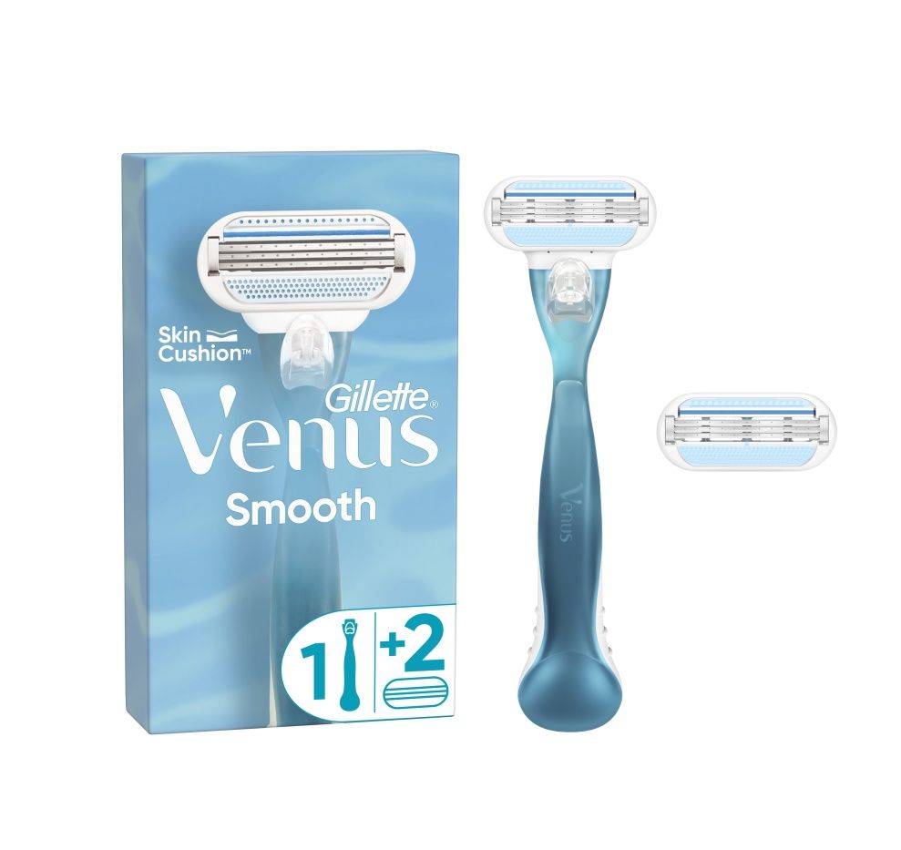 Gillette Venus Smooth dámský holicí strojek + 2 hlavice Gillette