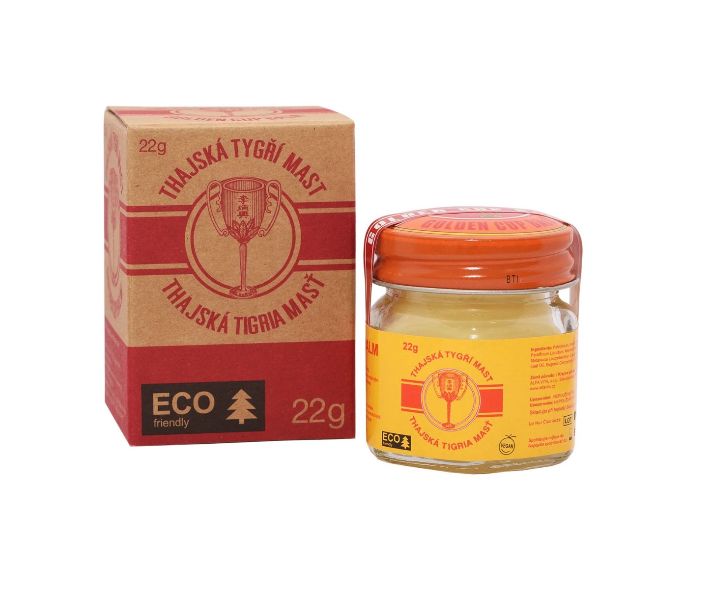 Golden Cup Thajská tygří mast 22 g Golden Cup