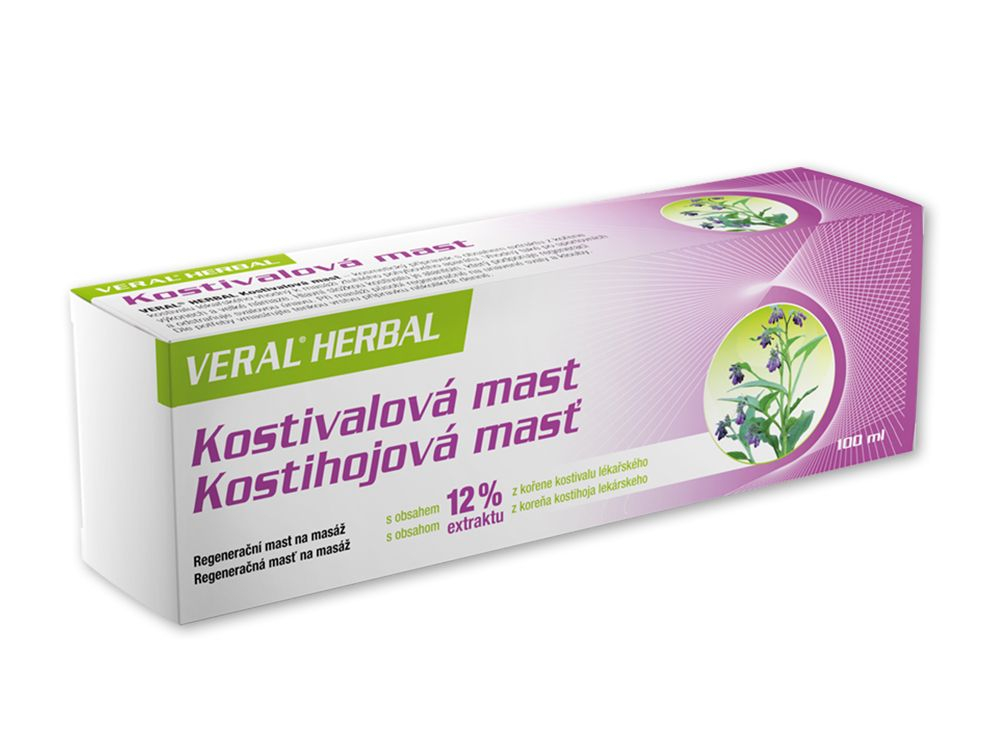 Hbf Veral Herbal Kostivalová mast 100 ml Hbf
