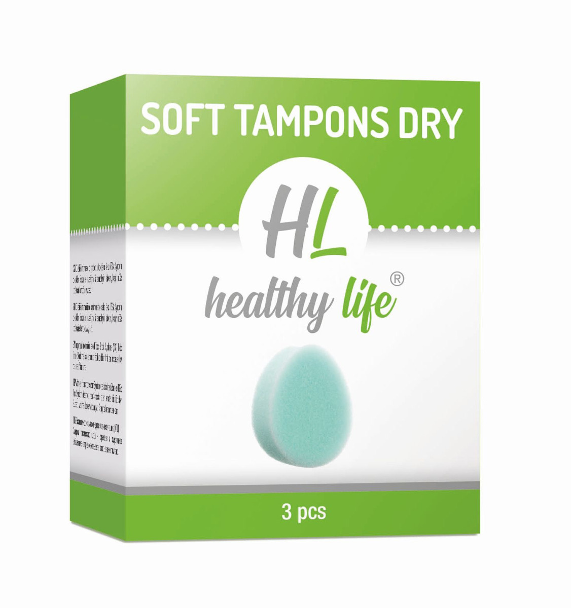 Healthy life Soft tampons Dry 3 ks Healthy life