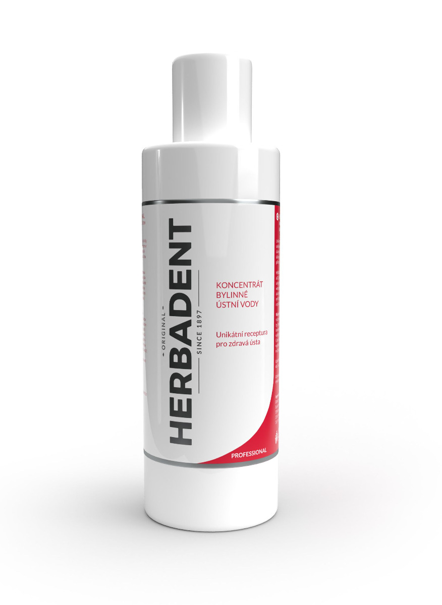 Herbadent Koncentrát bylinné ústní vody 250 ml Herbadent