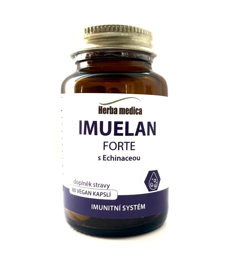 Herbamedica Imuelan Forte s Echinaceou 80 kapslí Herbamedica
