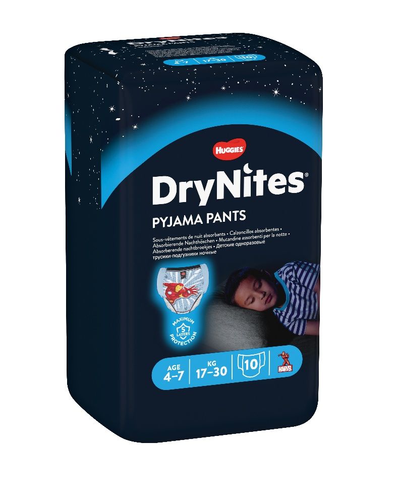 Huggies DryNites Boy vel. M 17-30 kg absorpční kalhotky 10 ks Huggies