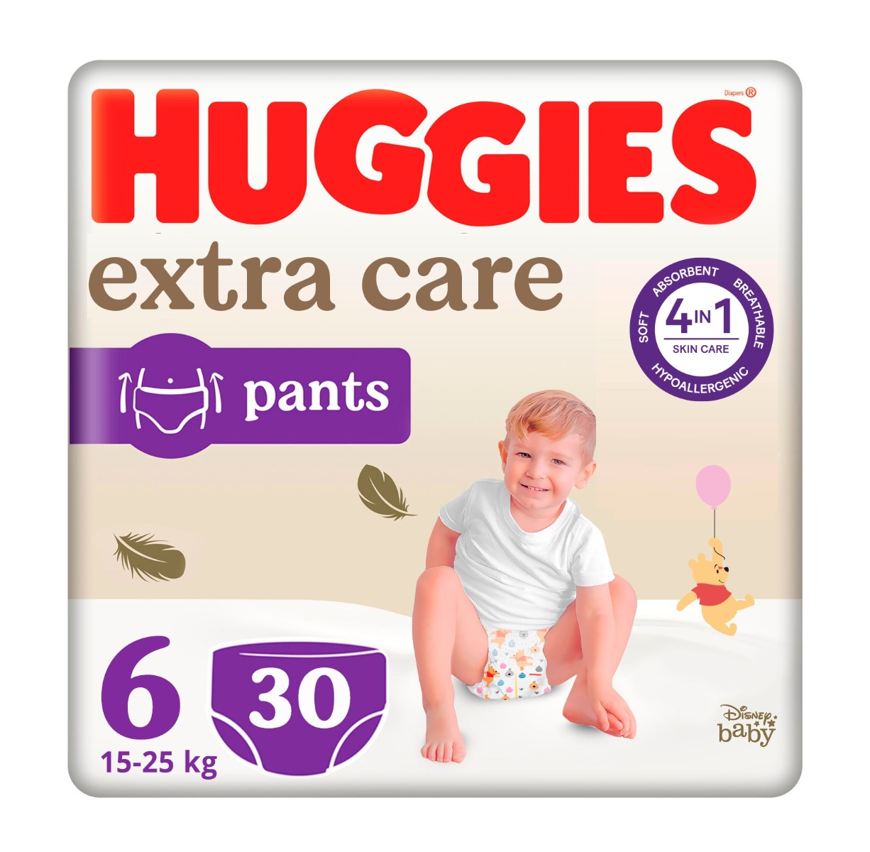 Huggies Elite Soft Pants 6 15–25 kg 30 ks Huggies