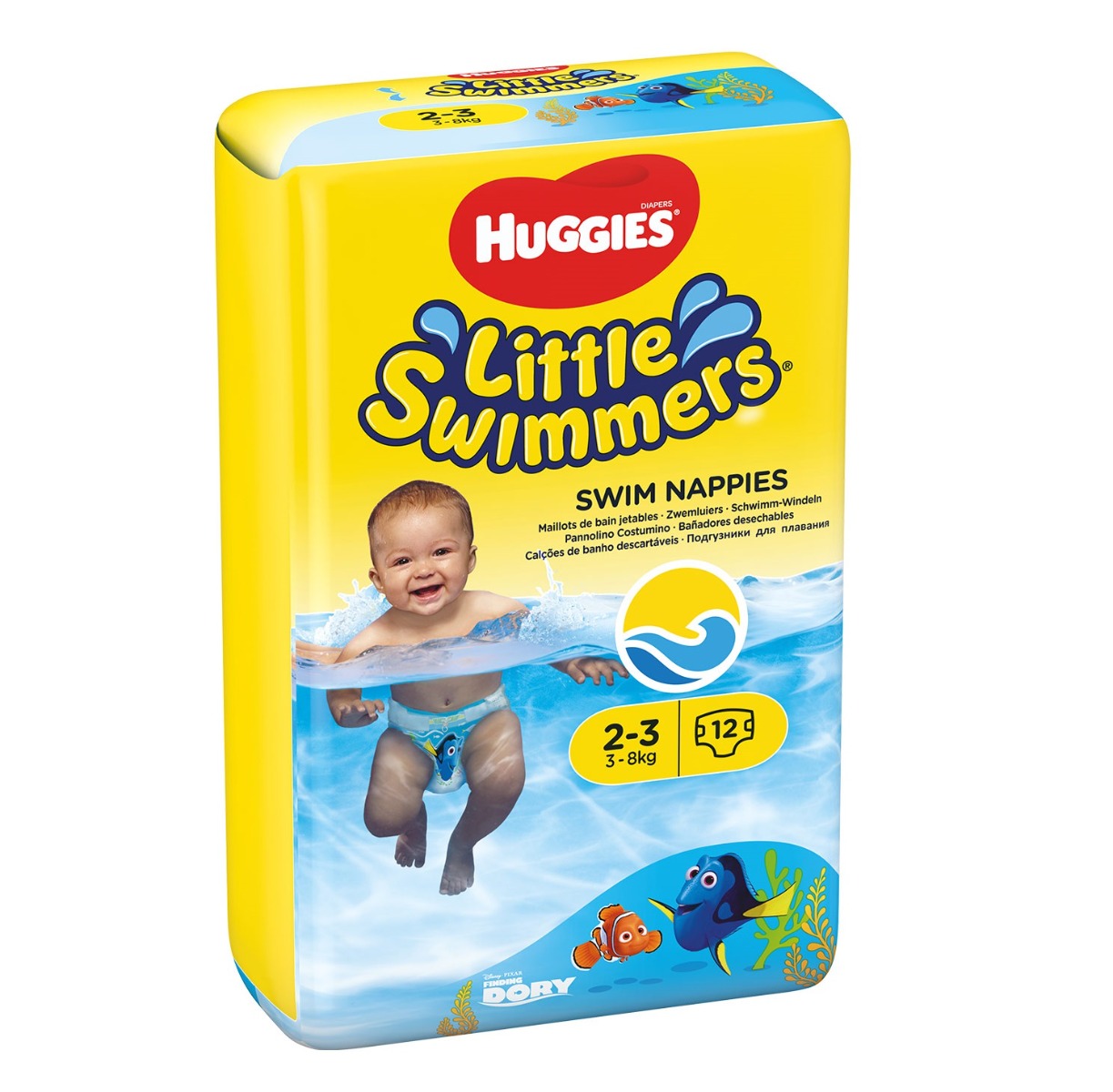 Huggies Little swimmers 3-8 kg koupací plenky 12 ks Huggies