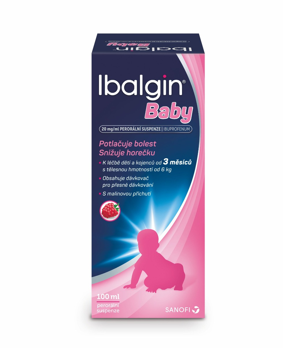 Ibalgin Baby 20 mg/ml suspenze 100 ml Ibalgin
