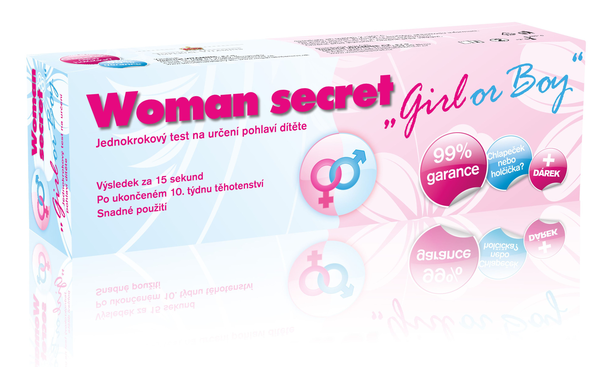 Imperial VITAMINS Woman secret Girl or Boy test na určení pohlaví dítěte 1 ks Imperial VITAMINS